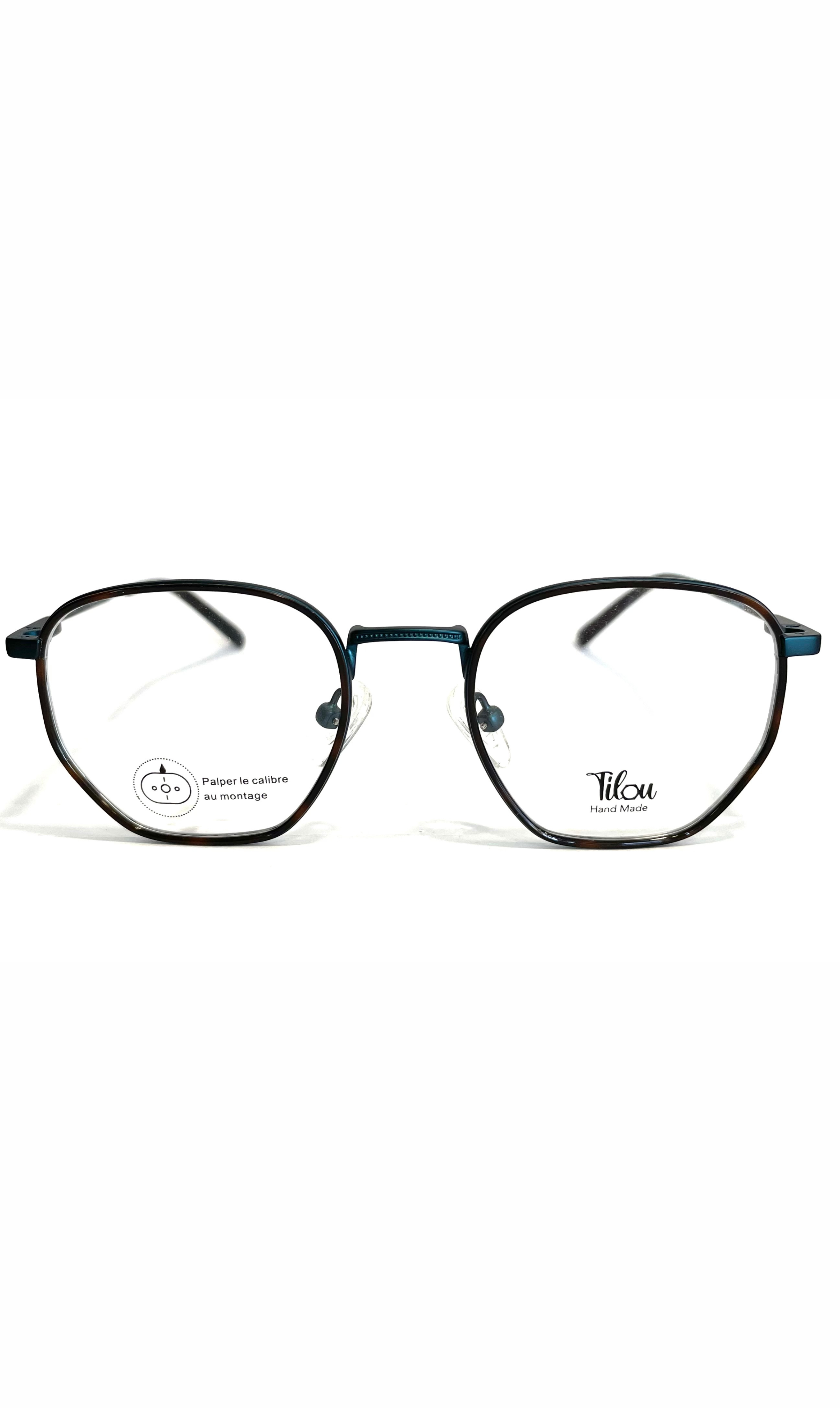 Lunettes TiLou en métal bleuté