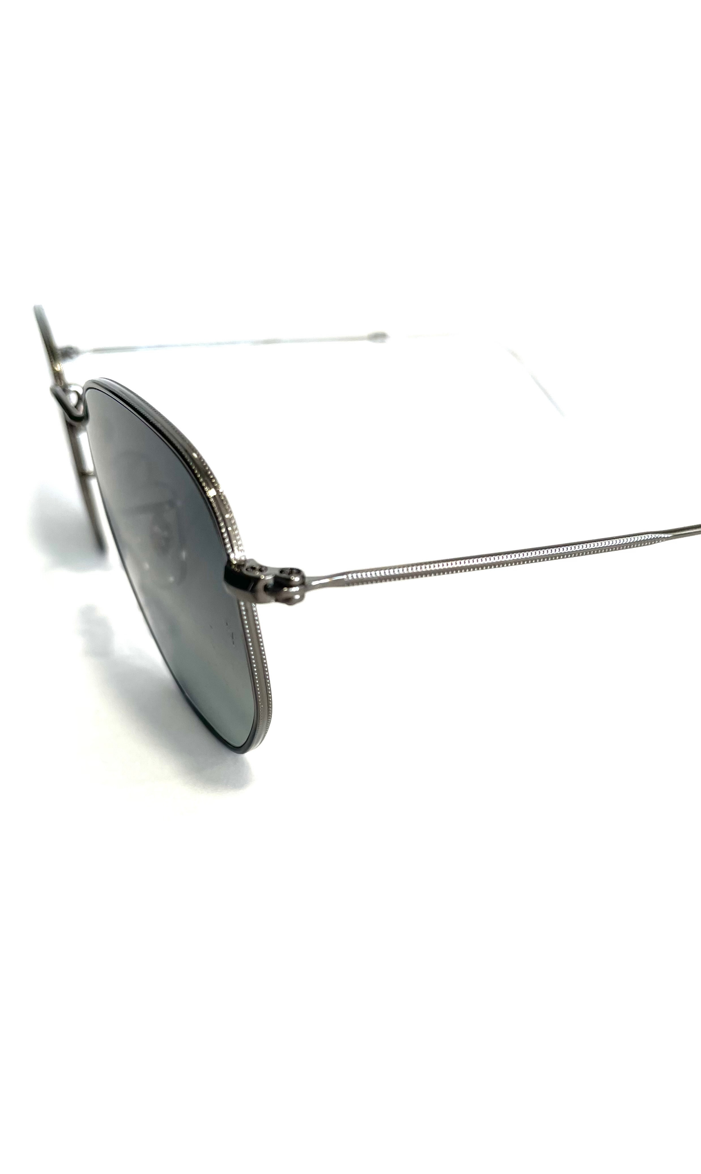 Lunettes de soleil RayBan en métal gris