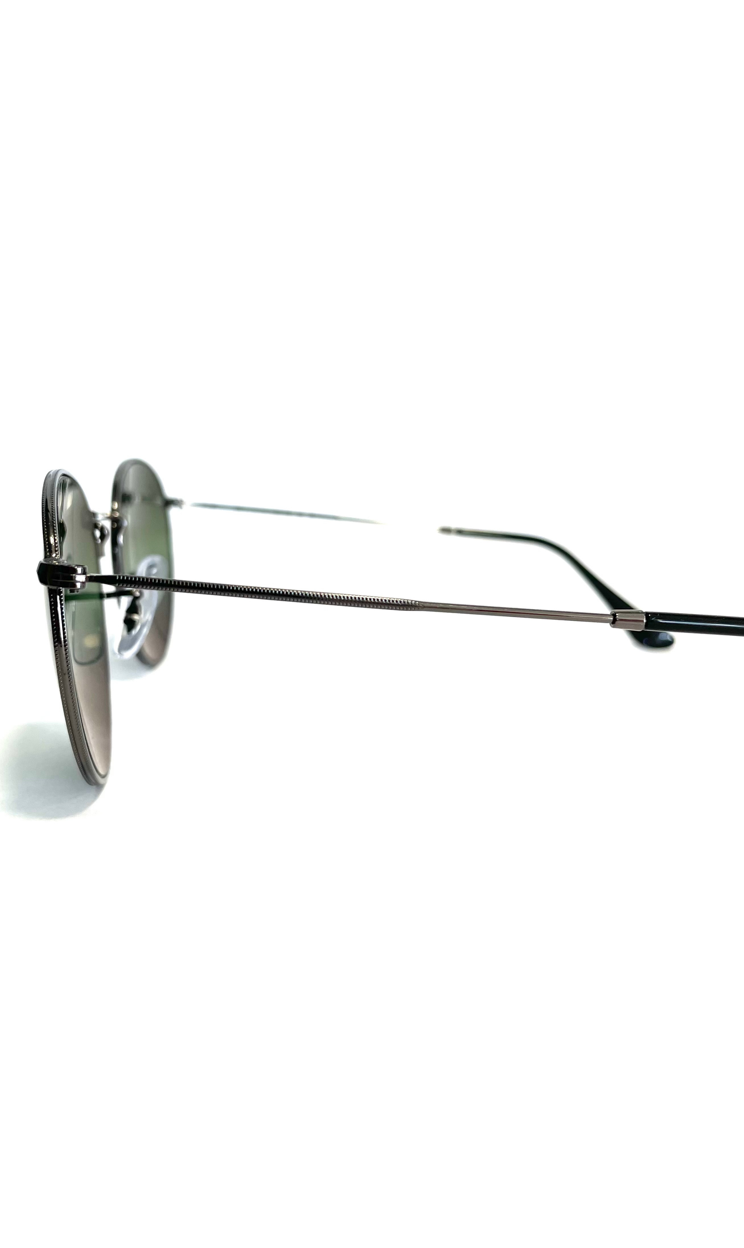 Lunettes de soleil RayBan en métal gris 