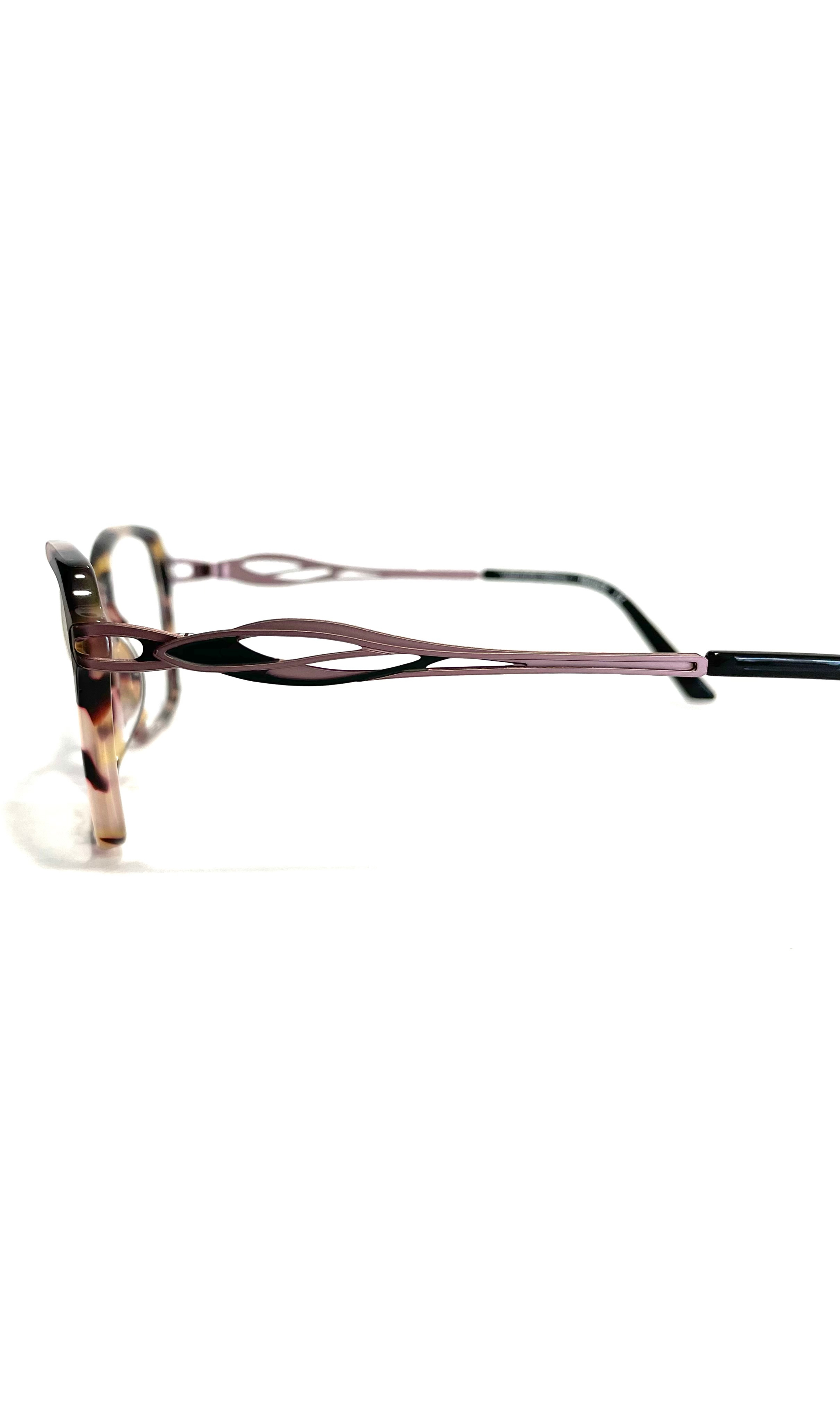Lunettes Bovélo écaillées et violettes