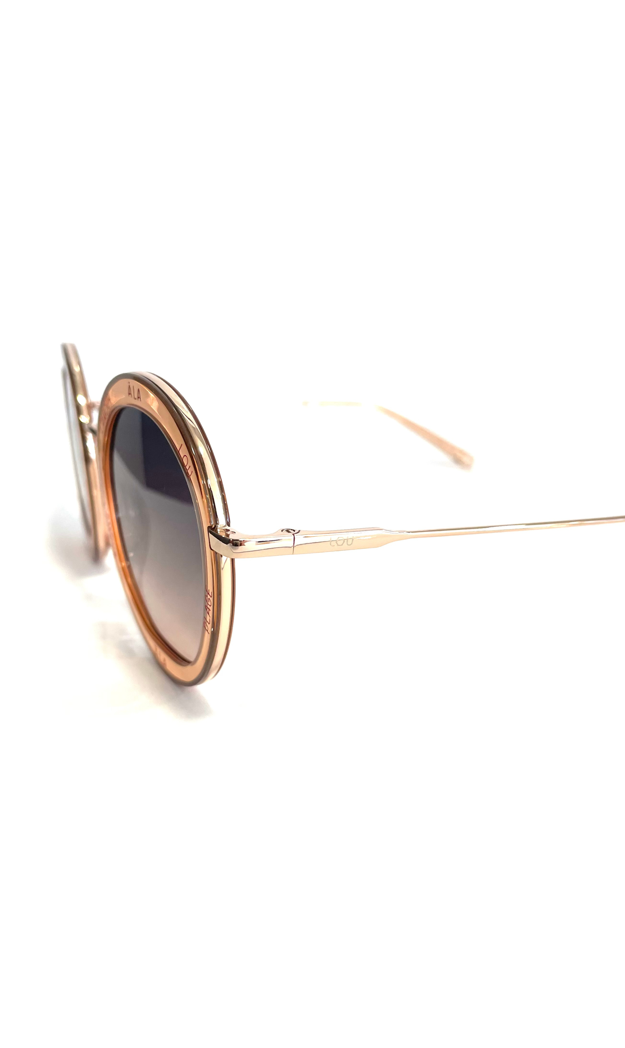 Lunettes de soleil Lou amour rose 