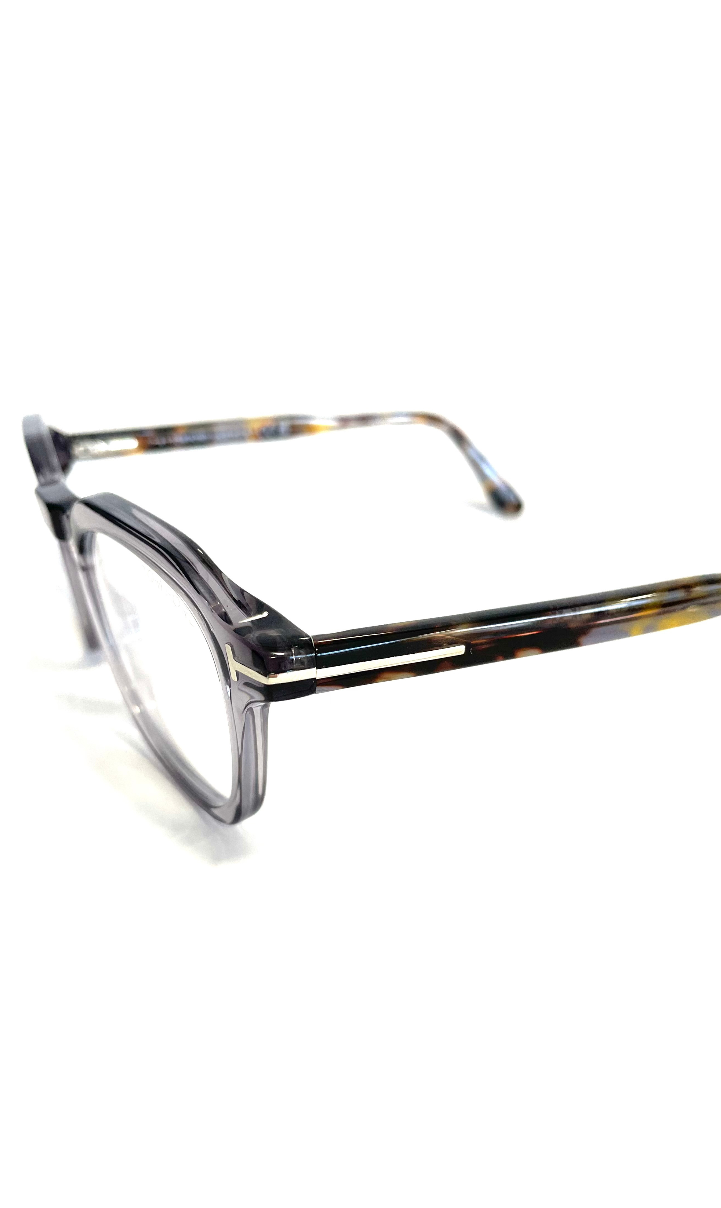 Lunettes Tom Ford Cristal gris et branches écaillées