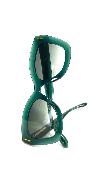 Lunettes de soleil vert bleuté 