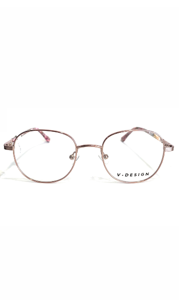 Lunettes V.Design en métal rose