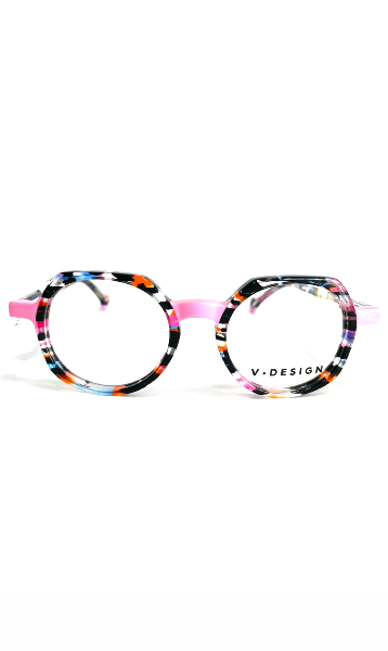 Lunettes V.Design à motif multicolore 