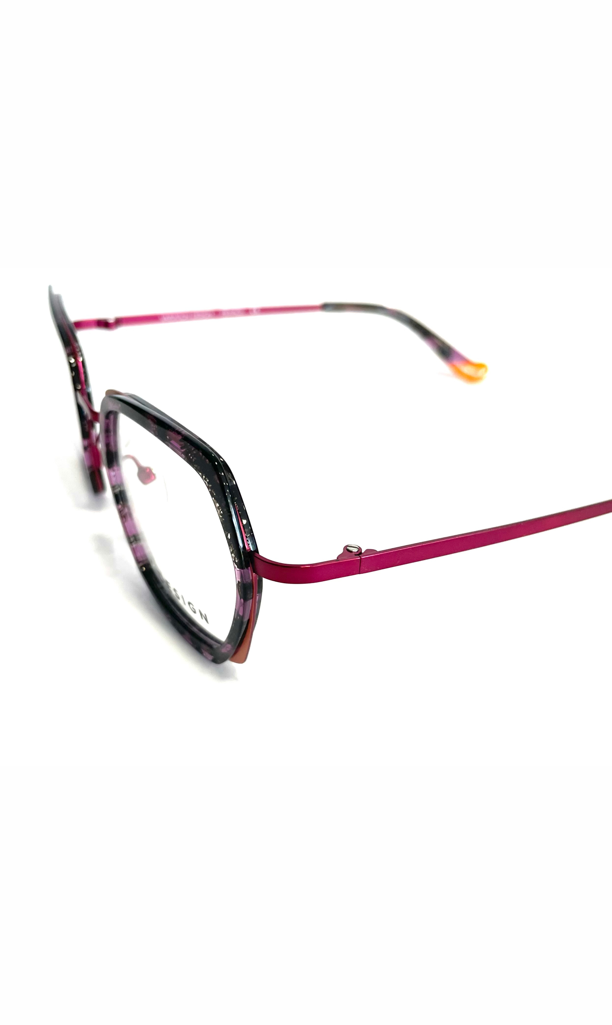 Lunettes V.Design Violettes et Noires 
