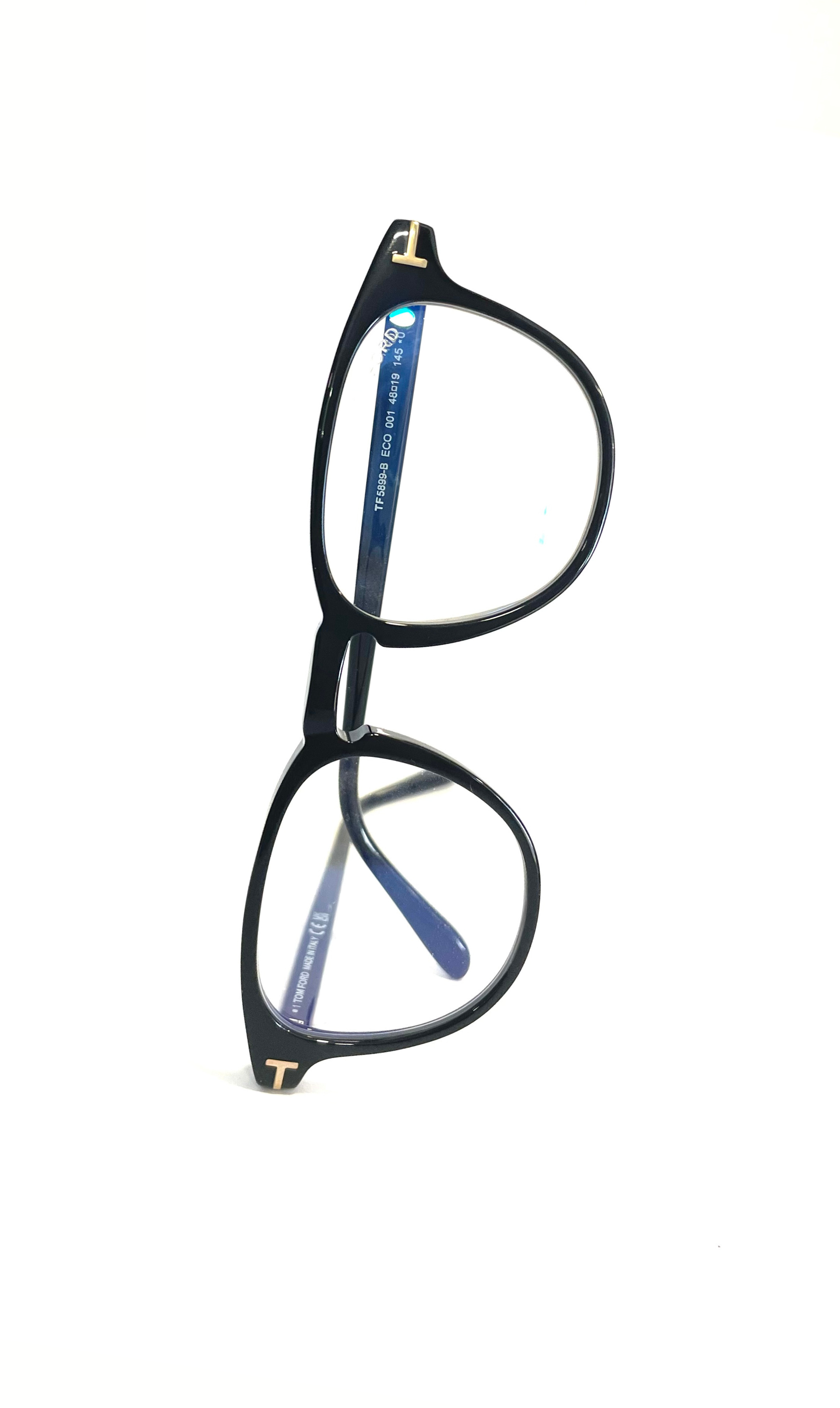Lunettes arrondies noires