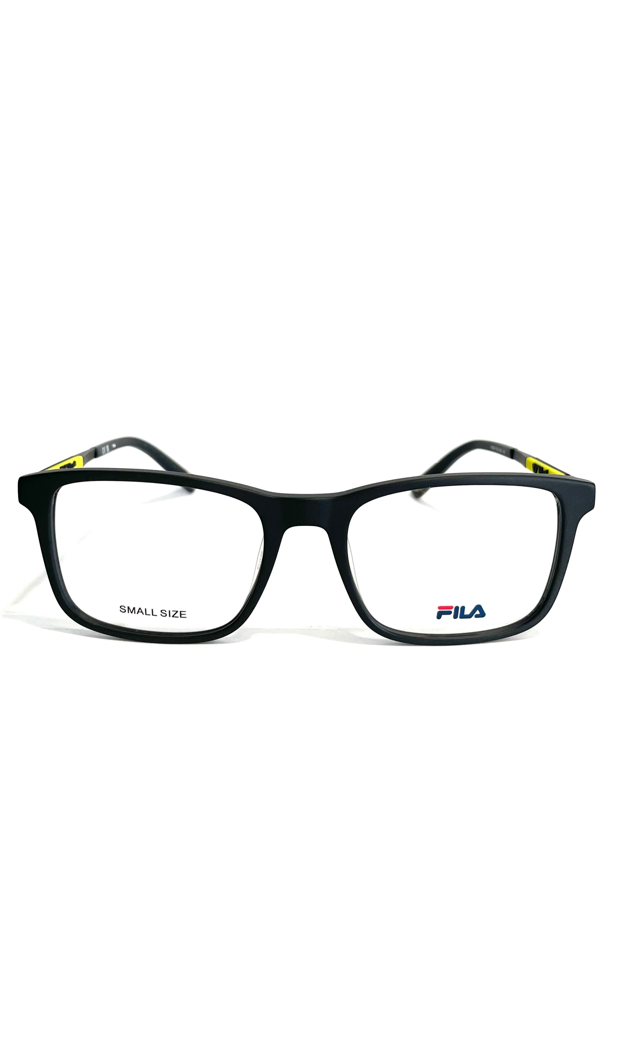 Lunettes Fila noires et jaunes