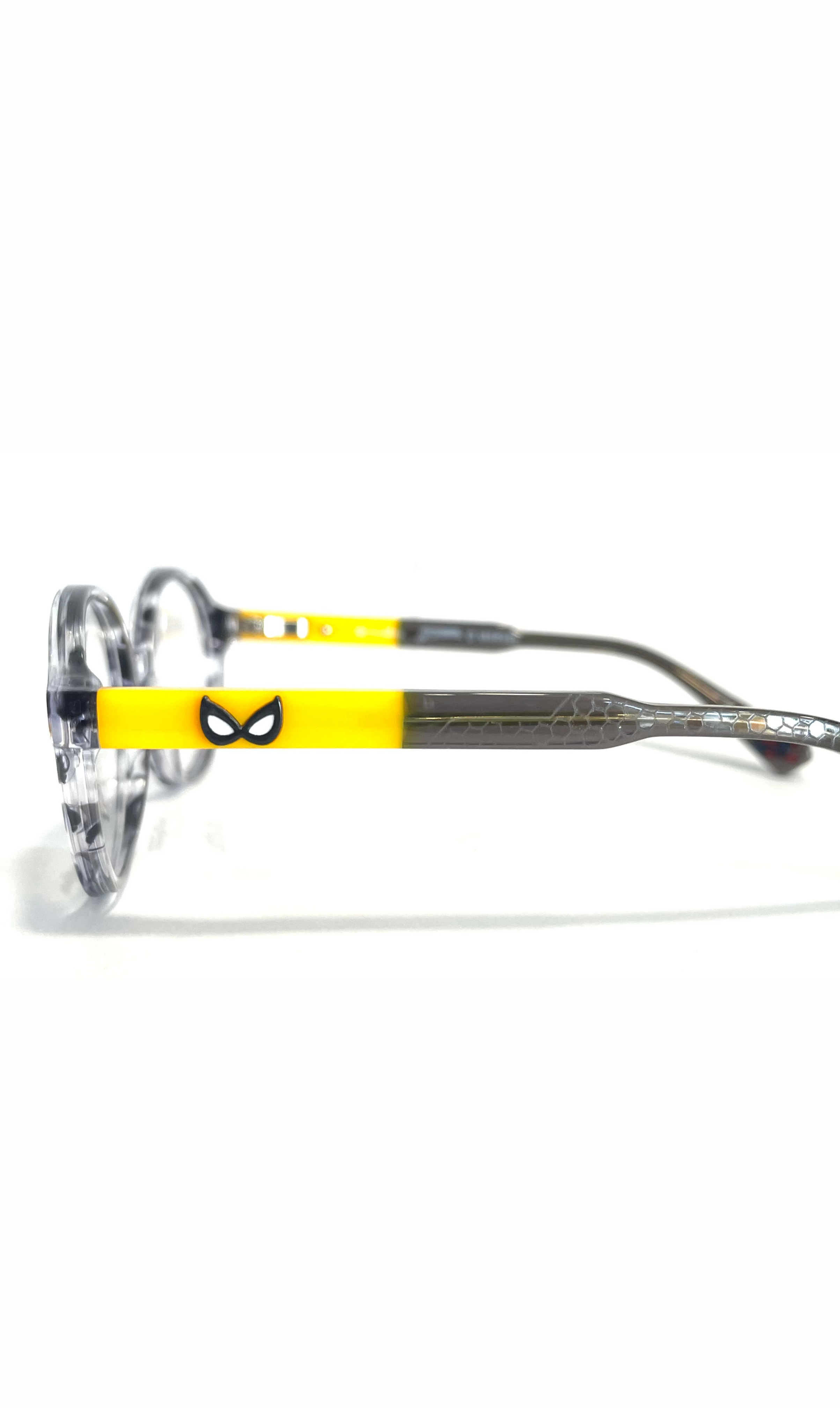 Lunettes Spiderman Grises et Jaunes