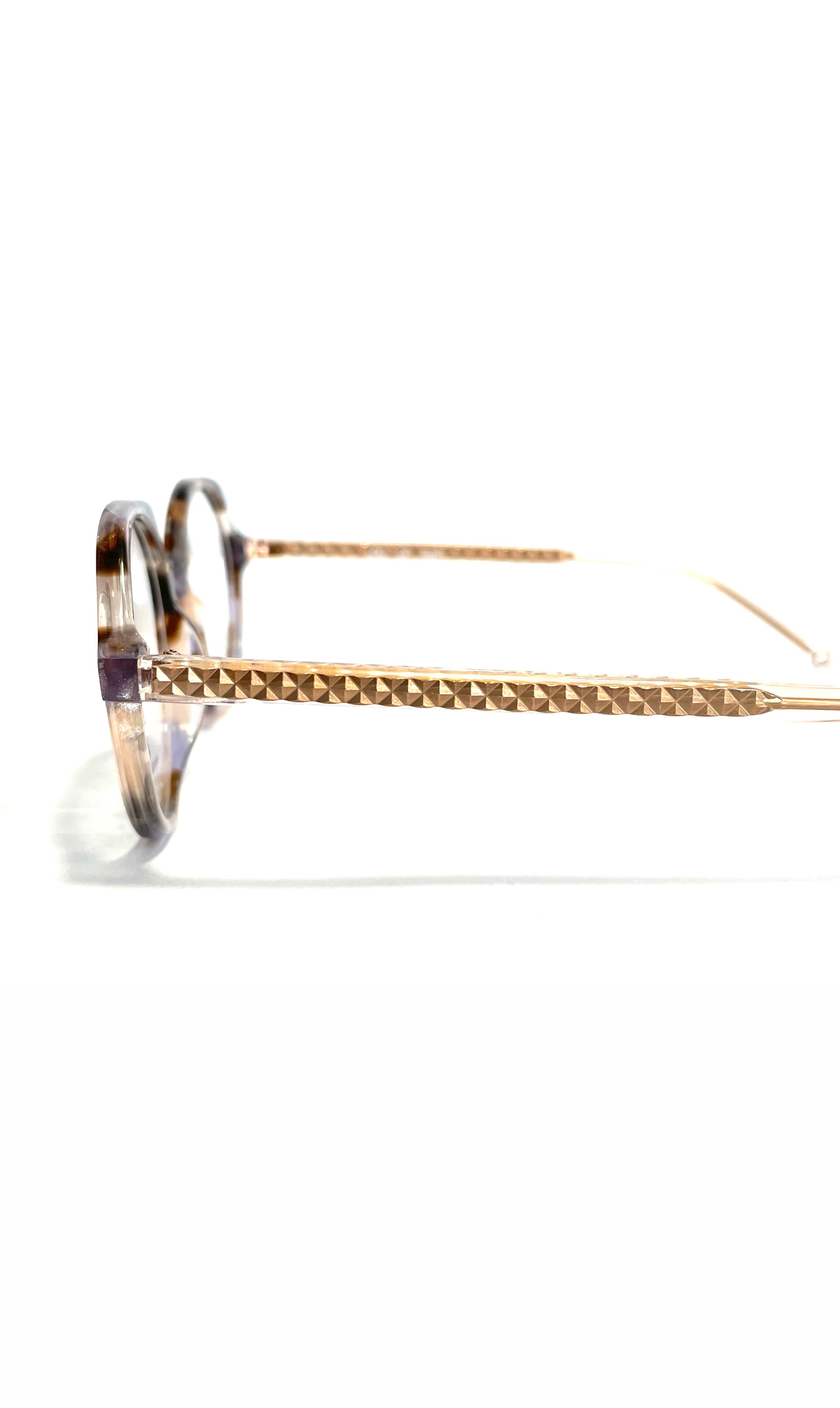 Lunettes Tilou à motif écaille nacré, rose et bleue