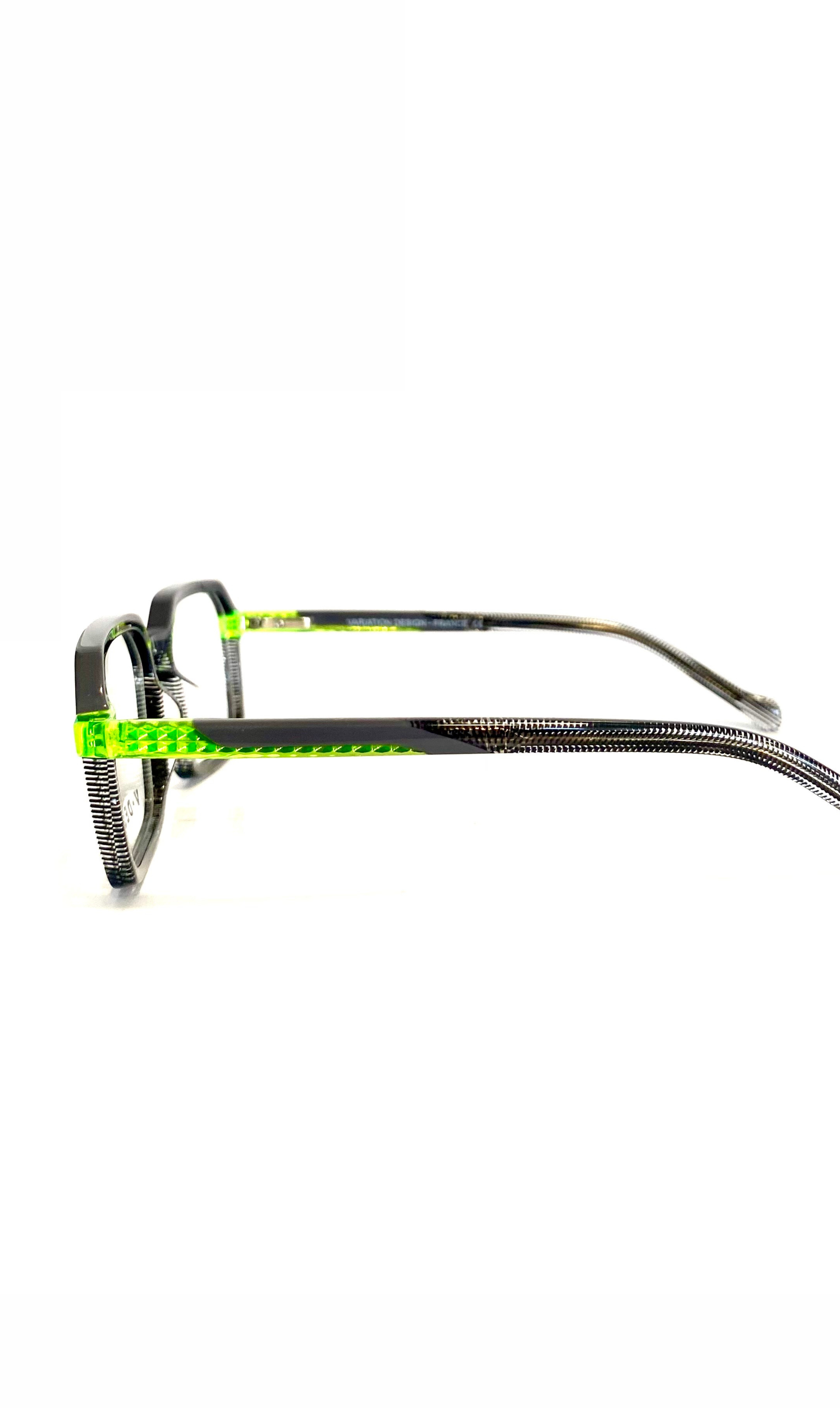 Lunettes V.Design Noires et Vertes