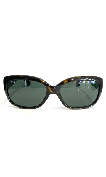 Lunettes de soleil RayBan à motif écaille, face épaisse