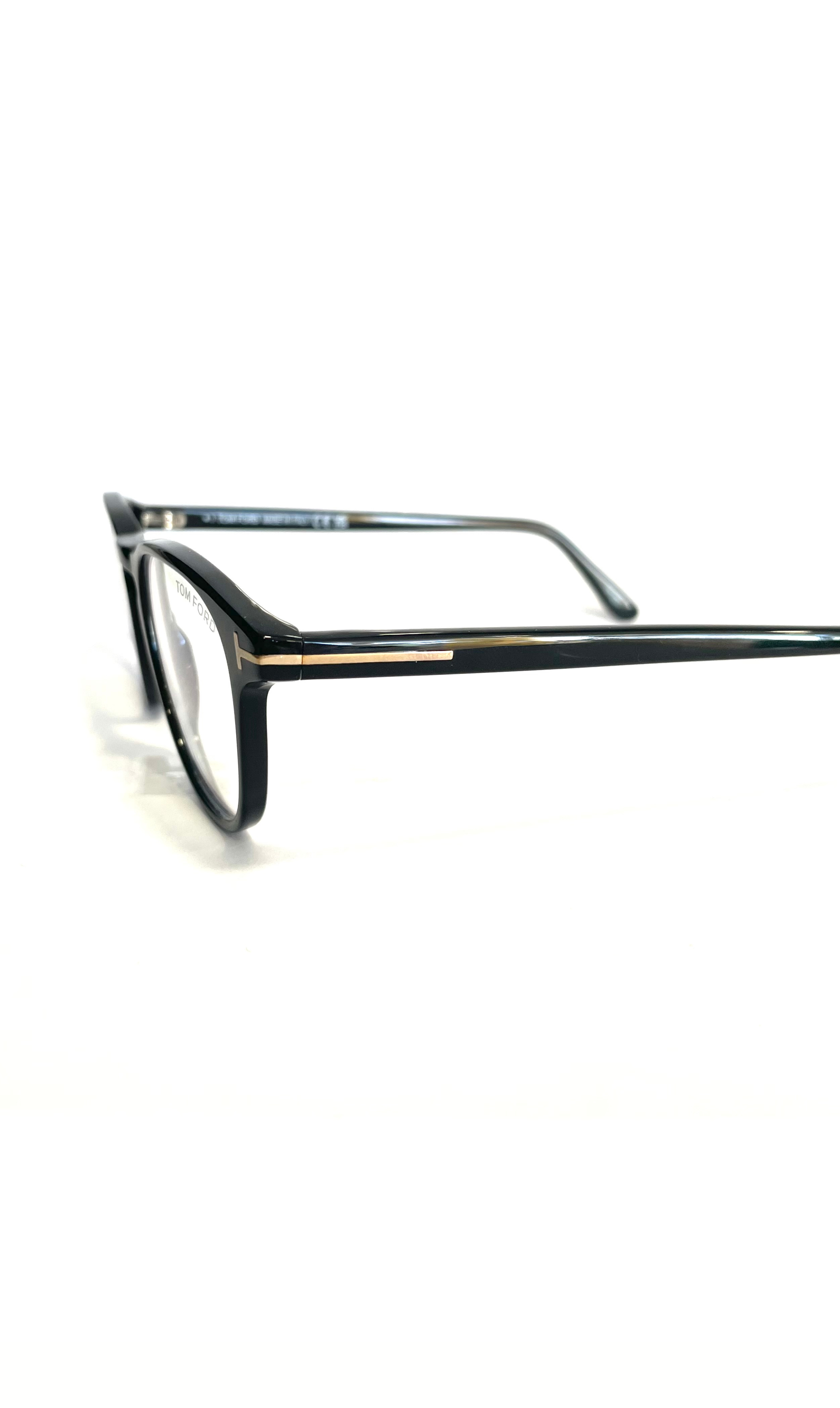Lunettes arrondies noires