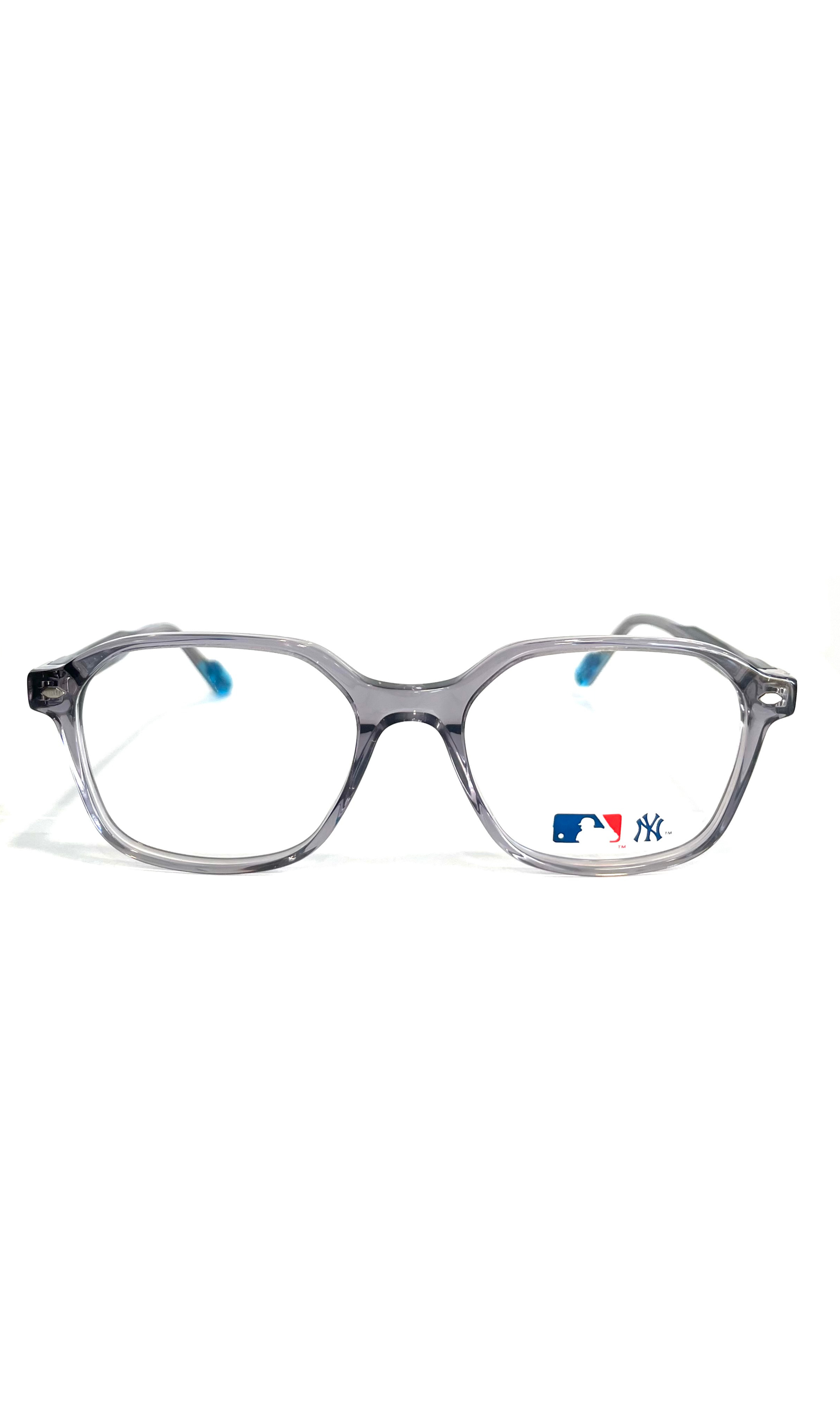 Lunettes NYY gris cristal clair et bleues